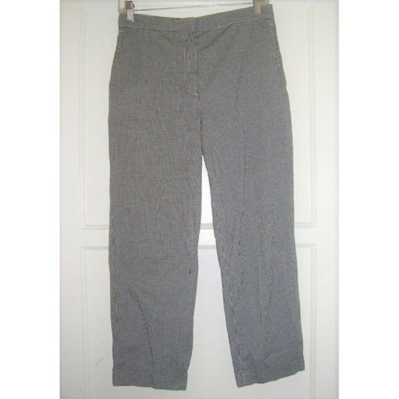 jones new york gingham capri pants size 8 medium - Picture 2 of 5